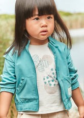 Blusa estampada Mariposas Crudo Mayoral